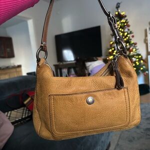 Coach Brown Leather Shoulder Bag
